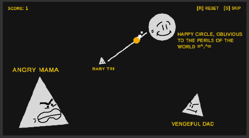 you really shouldn’t have hit those tiny triangles!