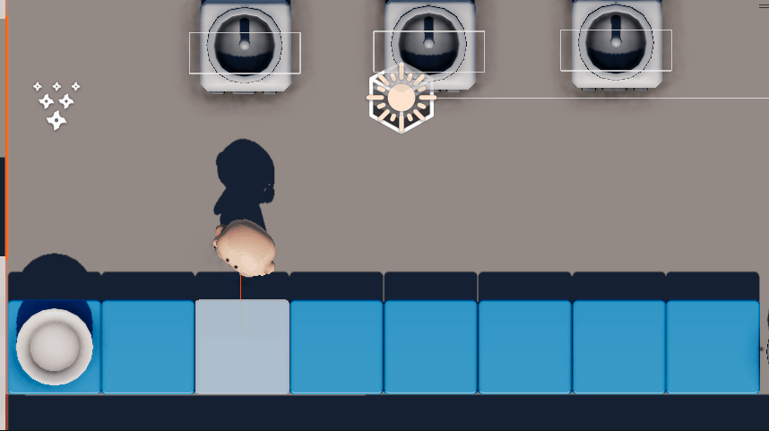 the red line represents the lastInteractDirection vector, which is the direction of my raycast