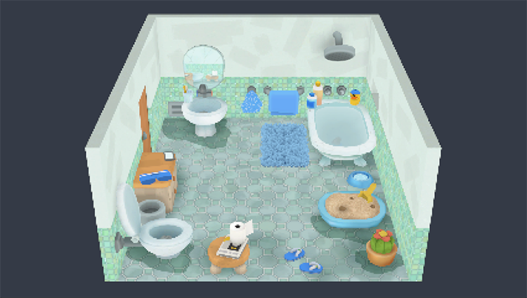 welcome to the bathroom! The rubber duck says: QUACK!
